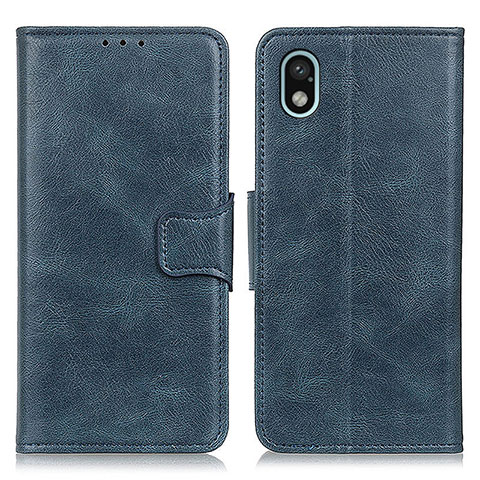 Funda de Cuero Cartera con Soporte Carcasa M09L para Sony Xperia Ace III Azul