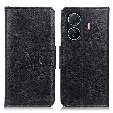 Funda de Cuero Cartera con Soporte Carcasa M09L para Vivo T1 5G Negro