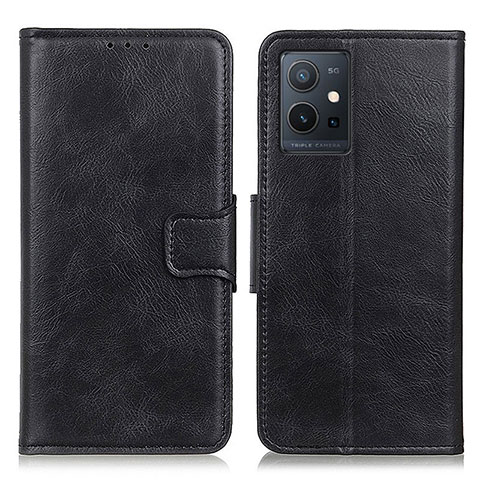 Funda de Cuero Cartera con Soporte Carcasa M09L para Vivo Y33e 5G Negro