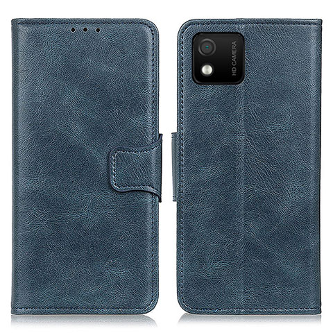 Funda de Cuero Cartera con Soporte Carcasa M09L para Wiko Y52 Azul