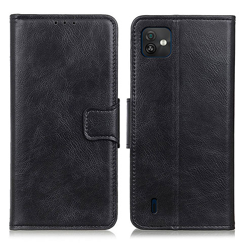 Funda de Cuero Cartera con Soporte Carcasa M09L para Wiko Y82 Negro