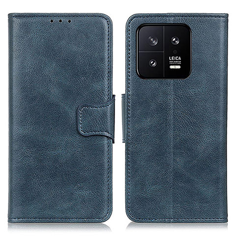 Funda de Cuero Cartera con Soporte Carcasa M09L para Xiaomi Mi 13 5G Azul