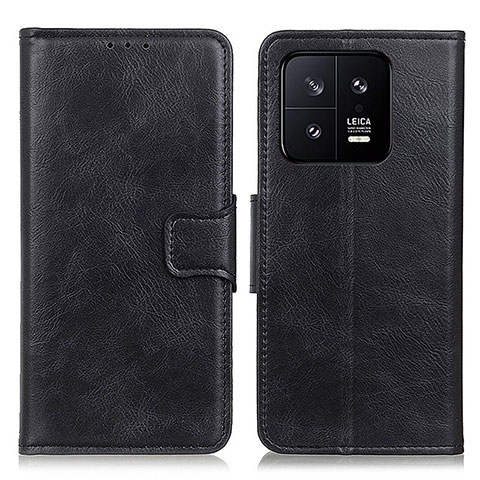 Funda de Cuero Cartera con Soporte Carcasa M09L para Xiaomi Mi 13 5G Negro