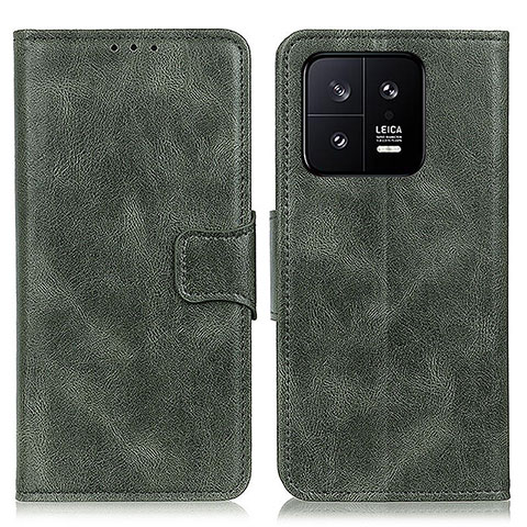 Funda de Cuero Cartera con Soporte Carcasa M09L para Xiaomi Mi 13 Pro 5G Verde