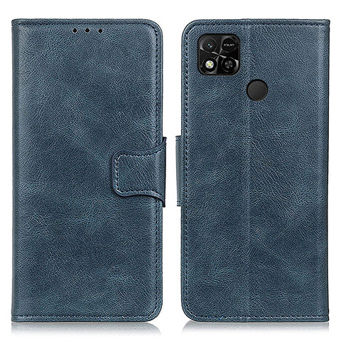 Funda de Cuero Cartera con Soporte Carcasa M09L para Xiaomi POCO C3 Azul