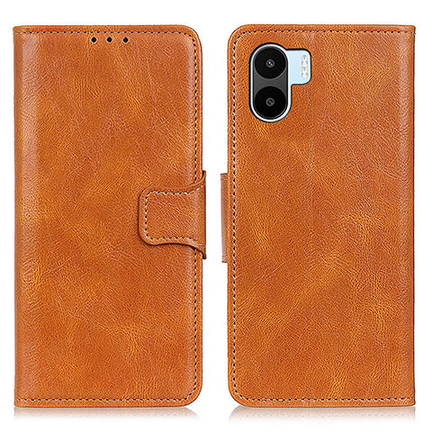 Funda de Cuero Cartera con Soporte Carcasa M09L para Xiaomi Poco C50 Marron