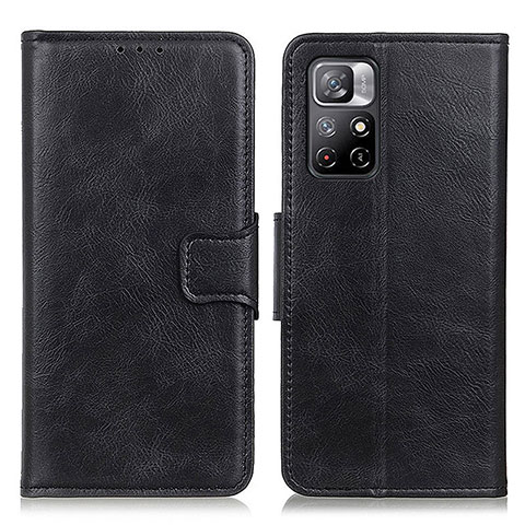 Funda de Cuero Cartera con Soporte Carcasa M09L para Xiaomi Poco M4 Pro 5G Negro