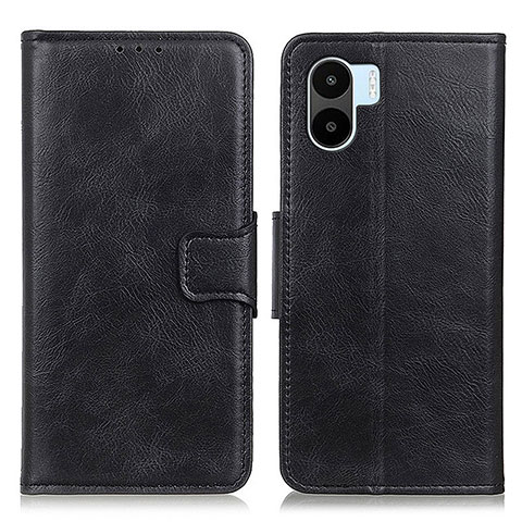 Funda de Cuero Cartera con Soporte Carcasa M09L para Xiaomi Redmi A1 Negro