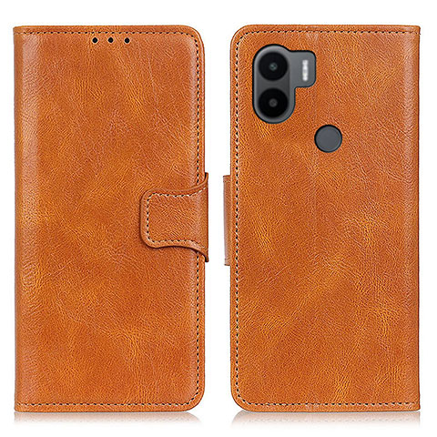 Funda de Cuero Cartera con Soporte Carcasa M09L para Xiaomi Redmi A1 Plus Marron