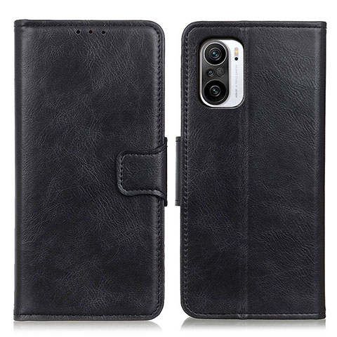 Funda de Cuero Cartera con Soporte Carcasa M09L para Xiaomi Redmi K40 Pro+ Plus 5G Negro