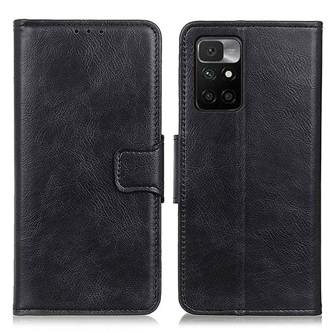 Funda de Cuero Cartera con Soporte Carcasa M09L para Xiaomi Redmi Note 11 4G (2021) Negro