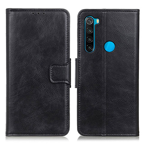 Funda de Cuero Cartera con Soporte Carcasa M09L para Xiaomi Redmi Note 8 (2021) Negro