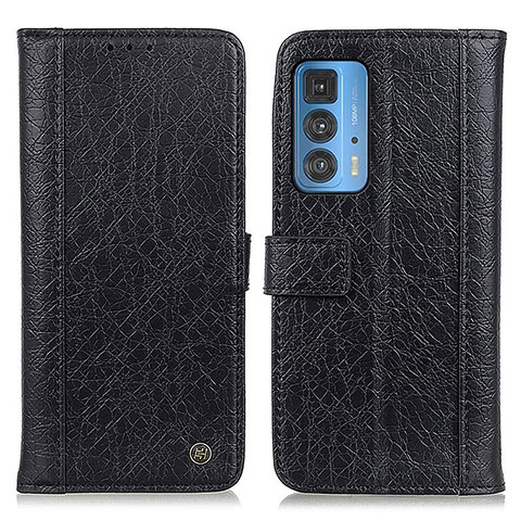 Funda de Cuero Cartera con Soporte Carcasa M10L para Motorola Moto Edge 20 Pro 5G Negro