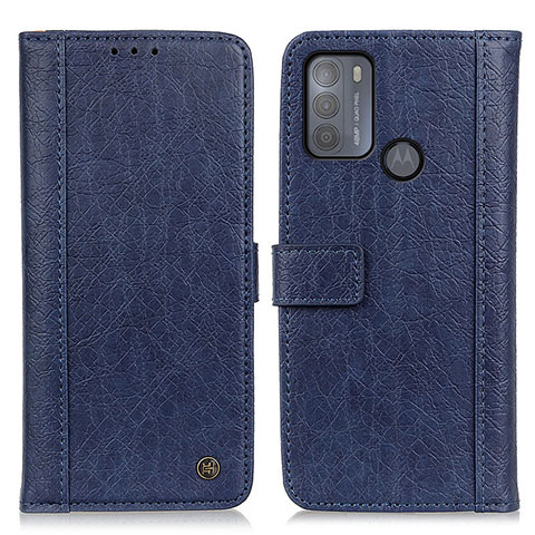 Funda de Cuero Cartera con Soporte Carcasa M10L para Motorola Moto G50 Azul