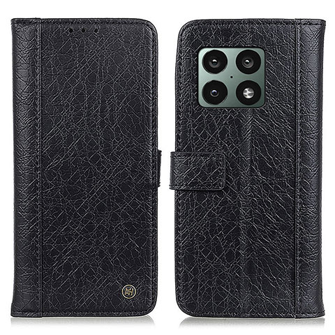 Funda de Cuero Cartera con Soporte Carcasa M10L para OnePlus 10 Pro 5G Negro