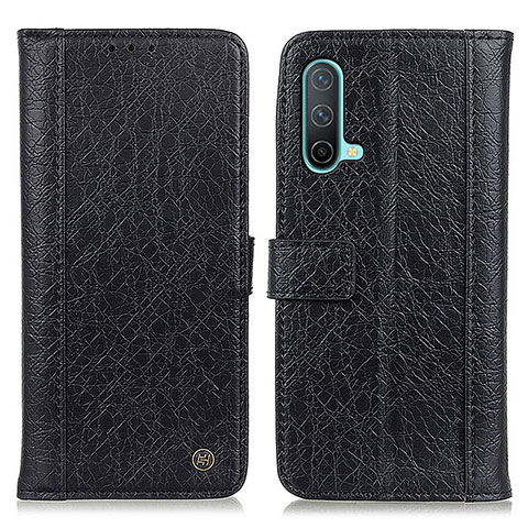 Funda de Cuero Cartera con Soporte Carcasa M10L para OnePlus Nord CE 5G Negro