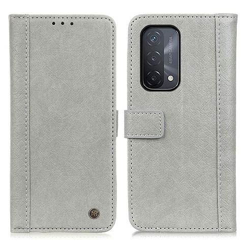 Funda de Cuero Cartera con Soporte Carcasa M10L para OnePlus Nord N200 5G Gris