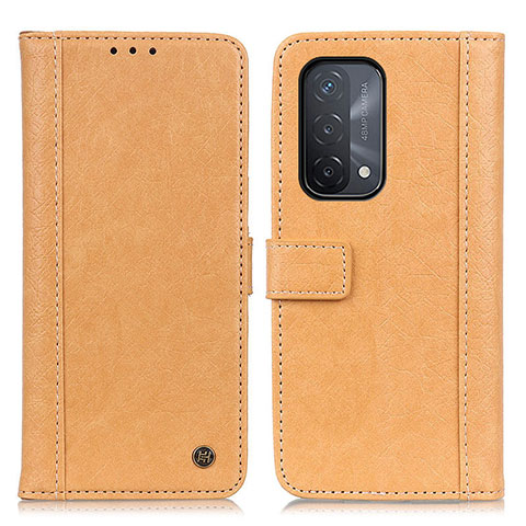 Funda de Cuero Cartera con Soporte Carcasa M10L para Oppo A54 5G Caqui