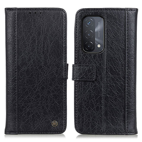 Funda de Cuero Cartera con Soporte Carcasa M10L para Oppo A54 5G Negro