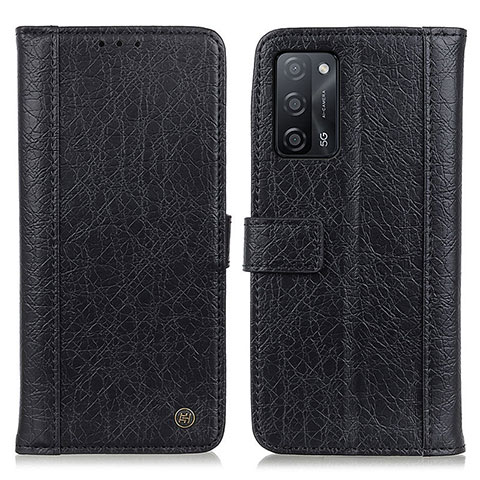 Funda de Cuero Cartera con Soporte Carcasa M10L para Oppo A55 5G Negro