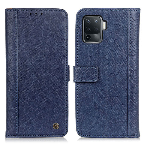 Funda de Cuero Cartera con Soporte Carcasa M10L para Oppo A94 4G Azul