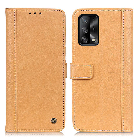 Funda de Cuero Cartera con Soporte Carcasa M10L para Oppo Reno6 Lite Caqui