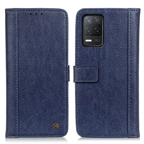 Funda de Cuero Cartera con Soporte Carcasa M10L para Realme 8s 5G Azul