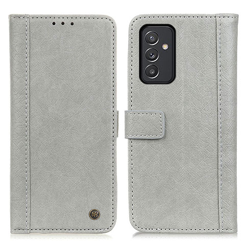 Funda de Cuero Cartera con Soporte Carcasa M10L para Samsung Galaxy Quantum2 5G Gris