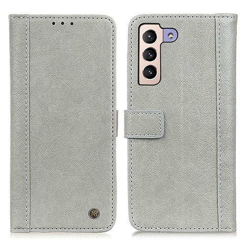 Funda de Cuero Cartera con Soporte Carcasa M10L para Samsung Galaxy S22 Plus 5G Gris