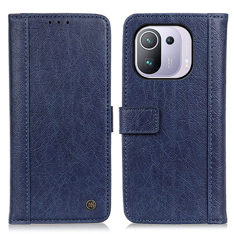 Funda de Cuero Cartera con Soporte Carcasa M10L para Xiaomi Mi 11 Pro 5G Azul