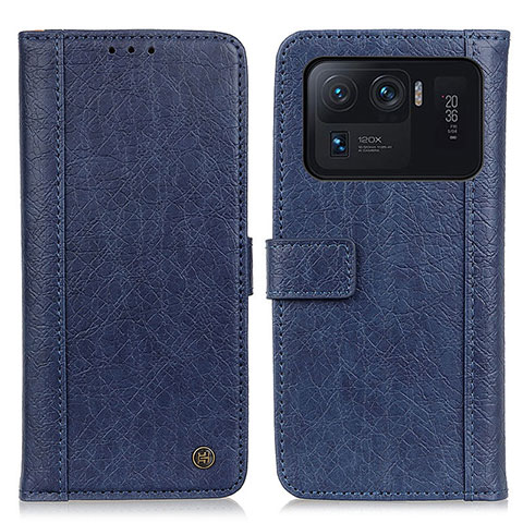 Funda de Cuero Cartera con Soporte Carcasa M10L para Xiaomi Mi 11 Ultra 5G Azul