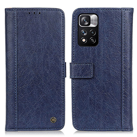 Funda de Cuero Cartera con Soporte Carcasa M10L para Xiaomi Mi 11i 5G (2022) Azul