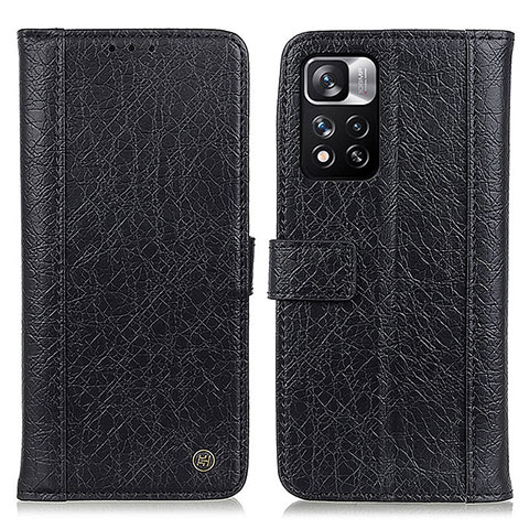 Funda de Cuero Cartera con Soporte Carcasa M10L para Xiaomi Mi 11i 5G (2022) Negro