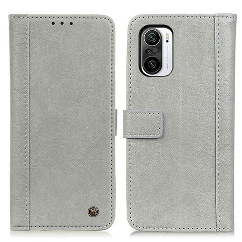 Funda de Cuero Cartera con Soporte Carcasa M10L para Xiaomi Mi 11X 5G Gris