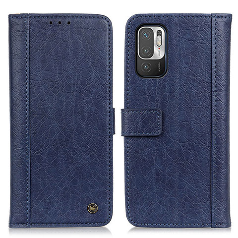 Funda de Cuero Cartera con Soporte Carcasa M10L para Xiaomi POCO M3 Pro 5G Azul