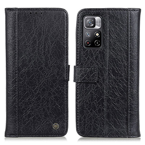 Funda de Cuero Cartera con Soporte Carcasa M10L para Xiaomi Poco M4 Pro 5G Negro