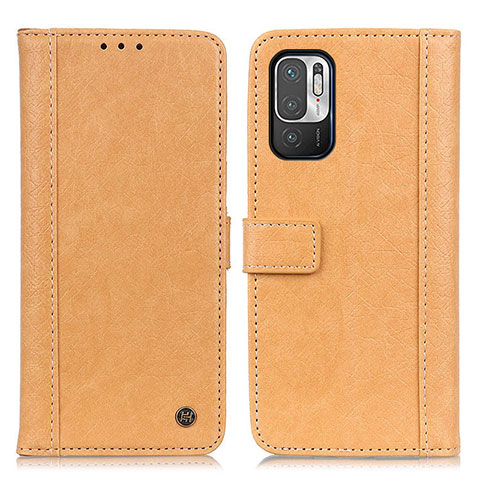 Funda de Cuero Cartera con Soporte Carcasa M10L para Xiaomi Redmi Note 10T 5G Gris