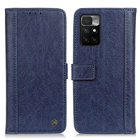 Funda de Cuero Cartera con Soporte Carcasa M10L para Xiaomi Redmi Note 11 4G (2021) Azul