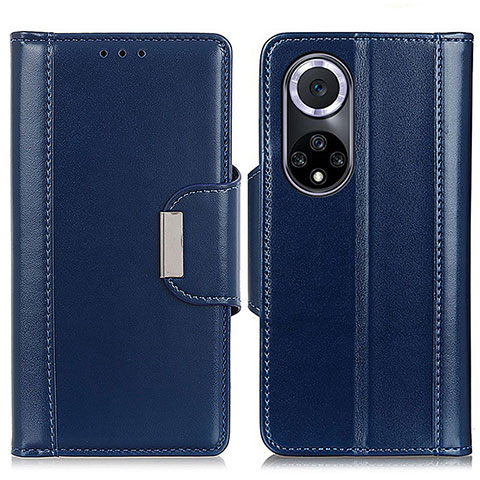 Funda de Cuero Cartera con Soporte Carcasa M11L para Huawei Honor 50 5G Azul