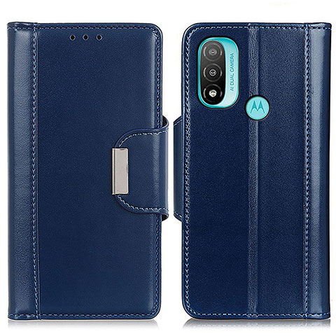 Funda de Cuero Cartera con Soporte Carcasa M11L para Motorola Moto E40 Azul