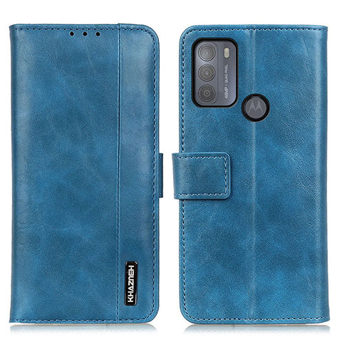 Funda de Cuero Cartera con Soporte Carcasa M11L para Motorola Moto G50 Azul