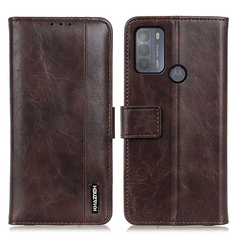 Funda de Cuero Cartera con Soporte Carcasa M11L para Motorola Moto G50 Marron