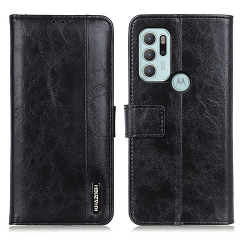 Funda de Cuero Cartera con Soporte Carcasa M11L para Motorola Moto G60s Negro