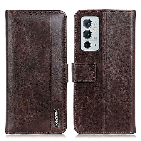 Funda de Cuero Cartera con Soporte Carcasa M11L para OnePlus 9RT 5G Marron