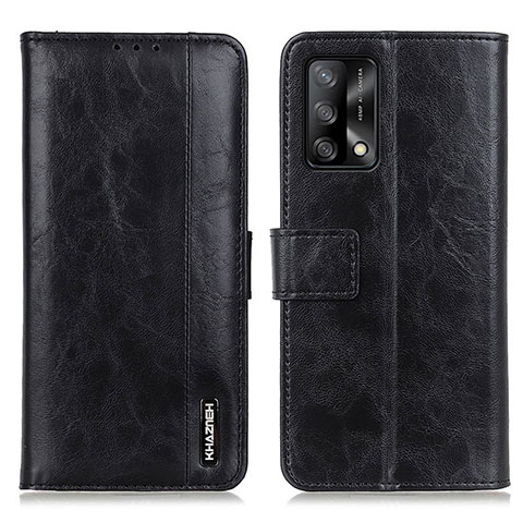 Funda de Cuero Cartera con Soporte Carcasa M11L para Oppo A74 4G Negro