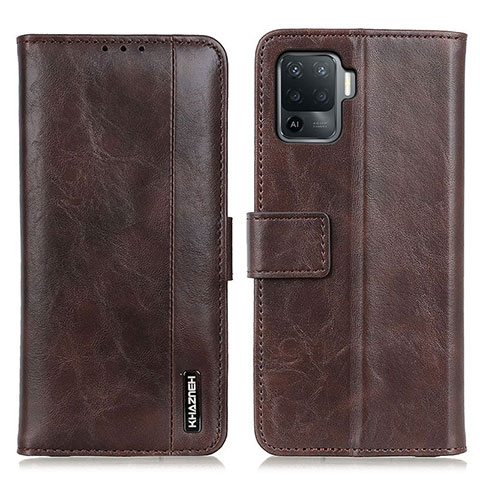 Funda de Cuero Cartera con Soporte Carcasa M11L para Oppo A94 4G Marron