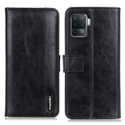 Funda de Cuero Cartera con Soporte Carcasa M11L para Oppo Reno5 F Negro