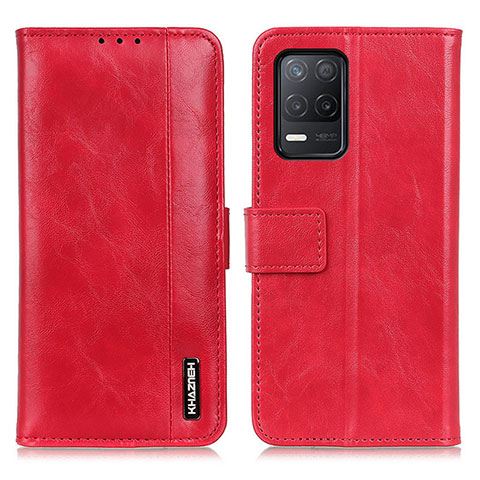 Funda de Cuero Cartera con Soporte Carcasa M11L para Realme 9 5G India Rojo