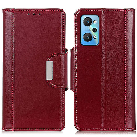 Funda de Cuero Cartera con Soporte Carcasa M11L para Realme Q5 Pro 5G Rojo