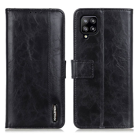 Funda de Cuero Cartera con Soporte Carcasa M11L para Samsung Galaxy A22 4G Negro